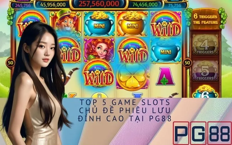 Top 5 Game Slots Chủ Đề Phiêu Lưu Đỉnh Cao Tại PG88