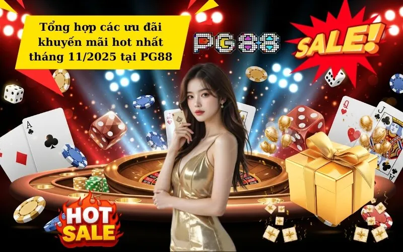 Tổng hợp các ưu đãi khuyến mãi hot nhất tháng 112025 tại PG88